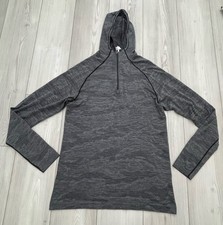 Lululemon Men Sweat Session Hoodie Half Zip Gray . Size Medium