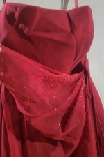 Mori Lee by Madeline Gardener Deep Red Prom Formal Bridesmaid Dress Size 15/16