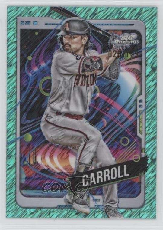 2024 Topps Cosmic Chrome Aqua Equinox Refractor /199 Corbin Carroll #178