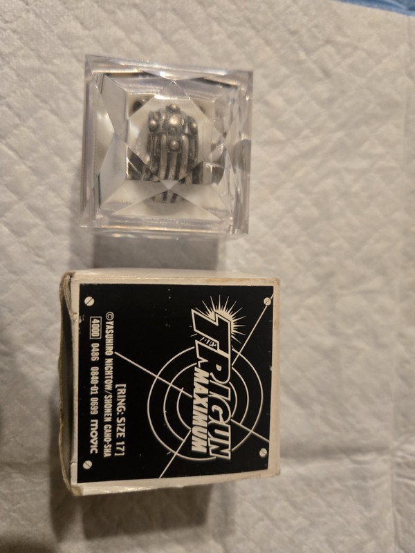 RARE! Trigun Maximum Image Design Ring Size#17 Movic Japan New in box.