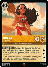 Moana Of Motunui Fabled Disney Lorcana