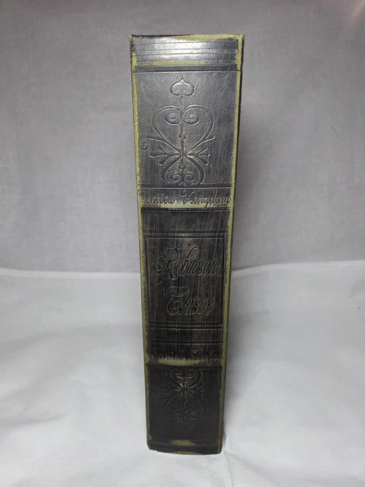 Vintage Faux Book Storage Box Hidden Compartment Home Decor