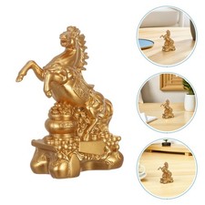  Horse Statues Home Decor Animal Garden Sculptures Model Desktop Ornament