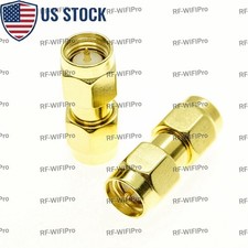 1-10Pcs SMA Male Plug to SMA Male Plug Straight RF Coaxial Adapter Connector