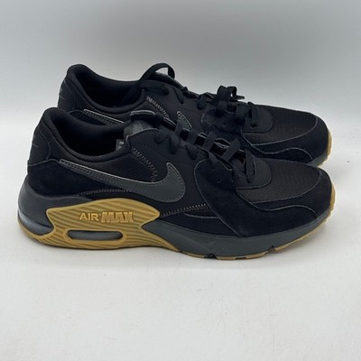 Nike Air Max Excee Men 8.5 Black Anthracite Gum Sole Sneakers HV0928-010