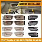 4pcs Inside Interior Door Handle Front Rear Set For 2001-2007 Toyota Sequoia
