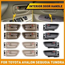 4pcs Inside Interior Door Handle Front Rear Set For 2001-2007 Toyota Sequoia