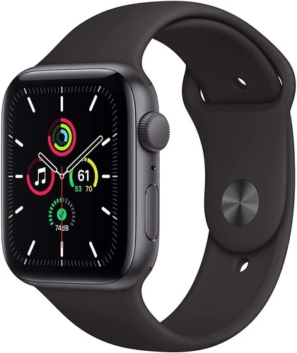 Apple Watch Series SE GPS w/ 40MM Space Gray Aluminum Case & Black Sport Band