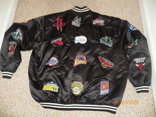 Vintage Jeff Hamilton NBA Black Satin 
