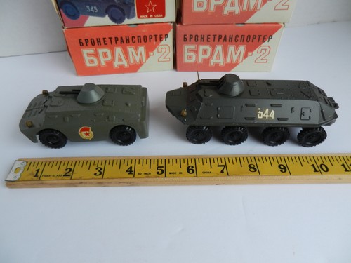 Russian WW2 Era USSR Military Tanks and Troop Carriers, Metal Toys Set - Picture 5 of 11