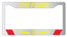 The Flash Chrome License Plate Frame DC