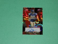 Isaac Bruce Auto Card 1/1 2024 Leaf Metal Signature Series Football Insert Rams!