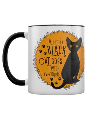 A Little Black Cat Goes With Everything Black Inner 2-Tone Becher