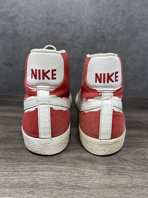 Nike Blazer High Size 10 Mens Red Canvas Brooklyn White 316664-612