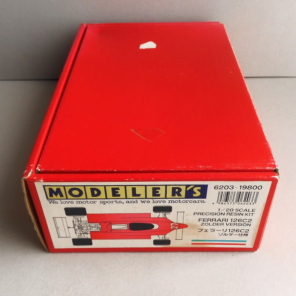 自動車 MODELER'S Ferrari 126C2 Zolder Version Rare Modeler's Ferrari 126C2 Zolder version 1/20 Precision Resin
