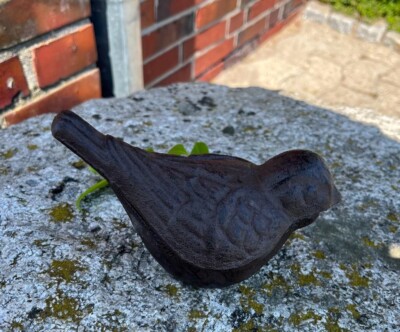 Sumnacon Schlüsselversteck In Vogelform – Dekorativer & Sicherer Schlüsselhalter Aus Gusseisen Für Garten, Terrasse & Home