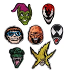 Spiderman Super Villains Embroidered Patches 80s Comic Green Goblin Venom Lizard