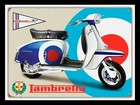 Lambretta Special, Retro replica vintage style metal sign/plaque Gift