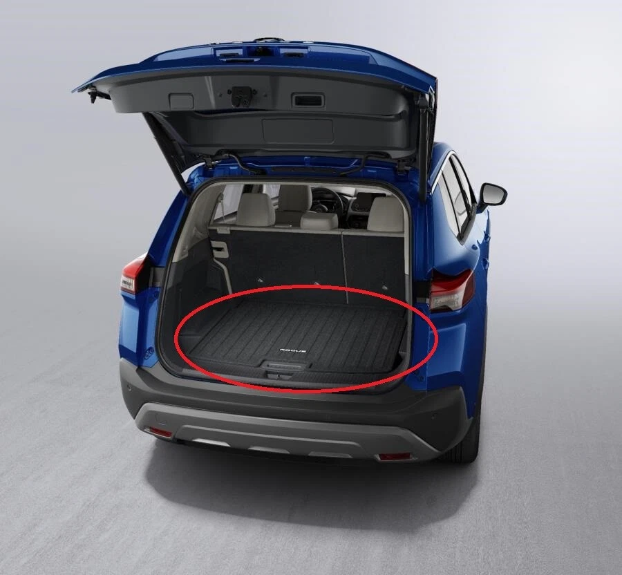 2021 2023 Nissan Rogue Genuine OEM Rear Cargo Protector Trunk Mat