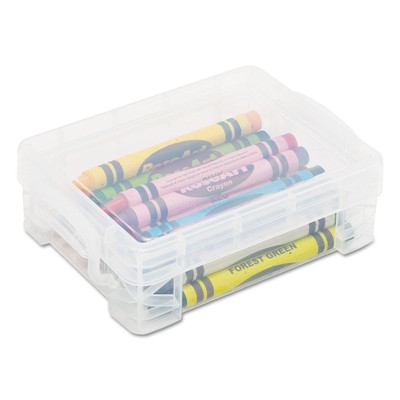 Advantus Super Stacker Crayon Box Clear 3 1/2 x 4 4/5 x 1 3/5 40311