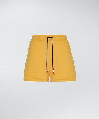 peuterey women shorts in yellow