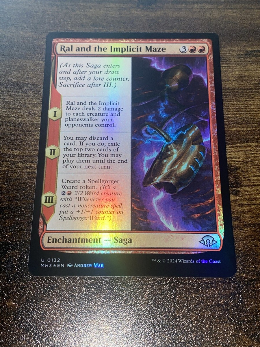 Ral and the Implicit Maze 0132 Foil Modern Horizons 3 MH3 MTG
