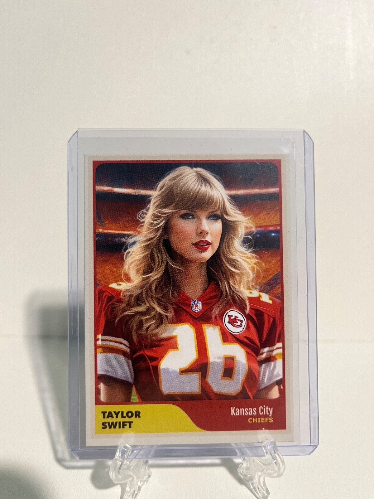 TAYLOR SWIFT 2023 Custom Kansas City CHIEFS Football ❤️TRAVIS KELCE❤️