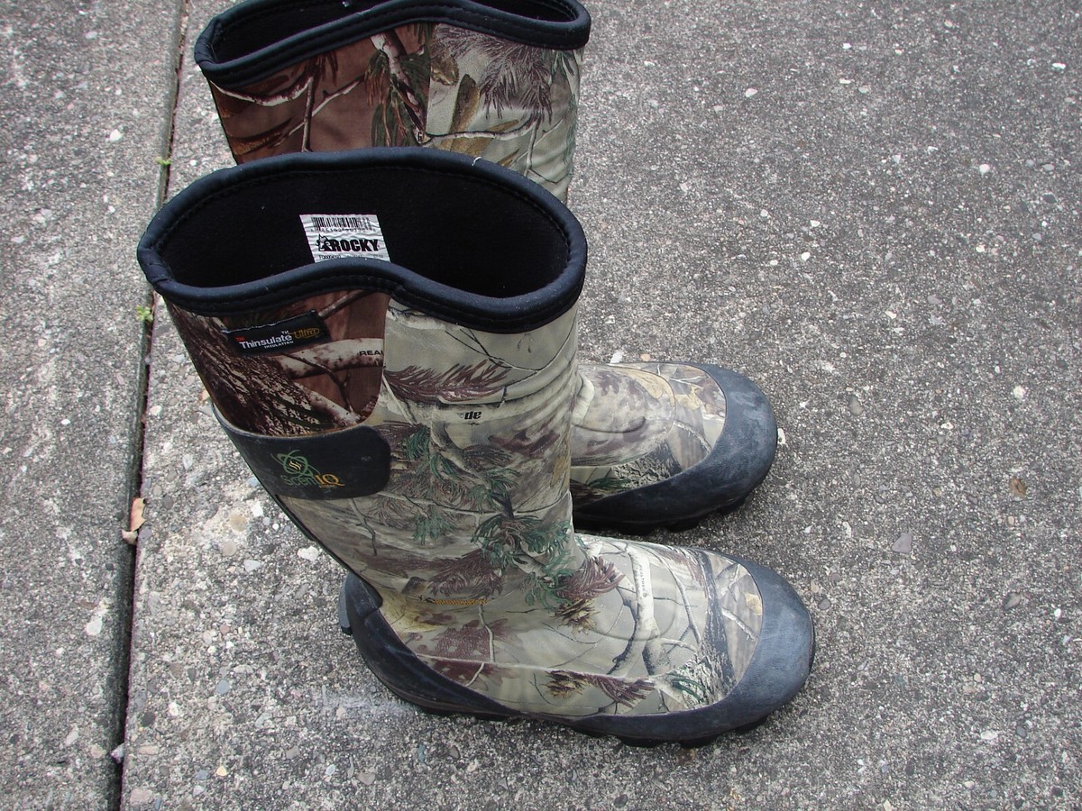 Bottes De Chasse ROCKY Atomic IQ - Imperméables, Isolées, Camouflage Realtree AP - Taille 8 US (Homme)
