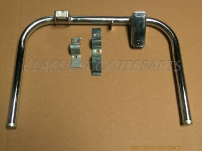 Soporte Central Cromado Para Vespa VNA, VNB, VBB, VCB, VLB - Nuevo, Sin Marca