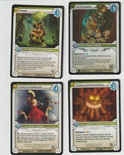 Lot x4 Cartes Wakfu TCG   Le Chouque FOIL PANDALA 88/162... Français EX