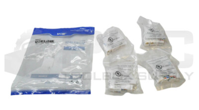 NEW BAG OF 20 VCELINK 8P8C RJ45 CAT 6 KEYSTONE JACK CONNECTOR X001ZA67LV
