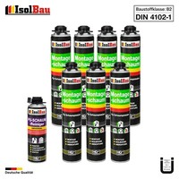 Pistolenschaum Bauschaum Montageschaum 7 X 750Ml + 1 X Pu-Reiniger 500Ml Set