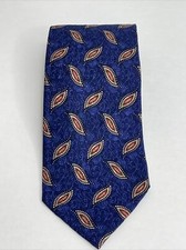 The Admirals Buttons Silk hand Made IN USA Dark Blue Tie