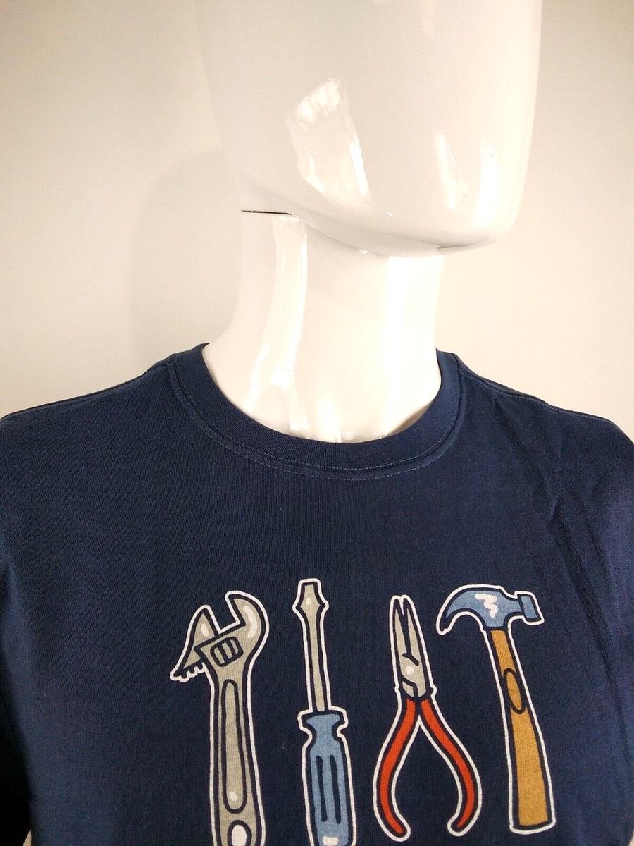 Life Is Good Men's Crusher Tee - Diversified Portfolio Darkest Blue Casual T-Shirt