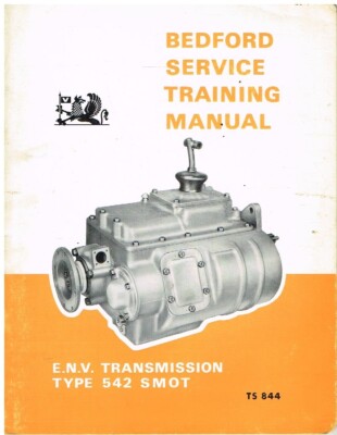 BEDFORD E.N.V. TRANSMISSION TYPE 542 SMOT OVERDRIVE 1967 FACTORY SERVICE MANUAL
