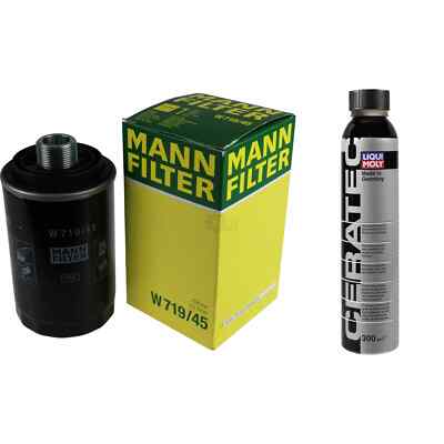 MANN-FILTER ÖLFILTER W 719/45 + LIQUI MOLY Cera Tec 3721