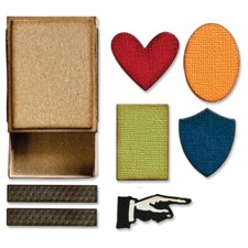 Geschenkbox Liebesherz Metall Stanzformen DIY...