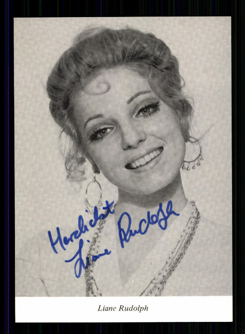 Liane Rudolph Autogrammkarte Original Signiert BC 133155 eBay