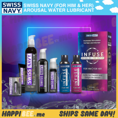Swiss Navy Sensual Arousal Water Lubricant Couples Tingling Sensation Sex Lube