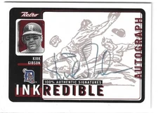 1999 Upper Deck Retro Kirk Gibson #KG Inkcredible Auto