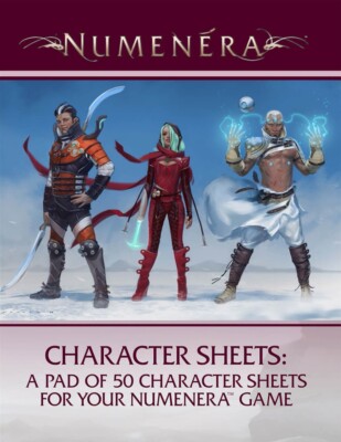 * Numenera Roleplaying Game Character Sheets RPG