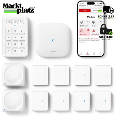 Smart Home Sicherheitssystem Alarm-Set AS12 für Tür und Fenster mit App Alexa
