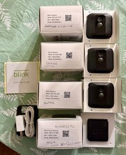 3pk Blink XT BCM00600U Wireless Home Security HD Camera w/Black Sync Module