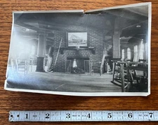 Antique 1919 Photo Mount Washington New Summit House Interior New Hampshire