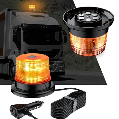 40LED 12V Rundumleuchte Magnet Strobe Licht Warnleuchte Notfall Lampe Auto KFZ