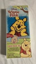 Disney's Winnie The Pooh Latch Hook Kit 12x12 NEW w/ Yarn and full-color Canvas