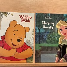 Disney Lot Of 2 Story Reader Me Reader Interactive Learning Books Only