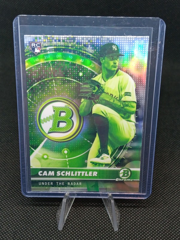 2026 Bowman Chrome Cam Schlittler Green Under the Radar Insert (RC) #UR-2