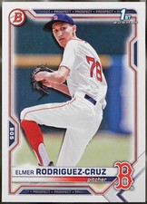 2021 Bowman Draft #BD-37 Elmer Rodriguez-Cruz Baseball NM