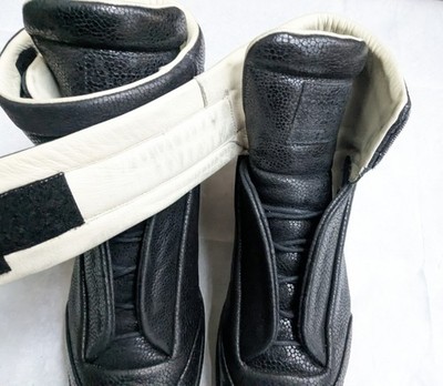 Maison Margiela Future Black Men 11 44 Leather High Top Sneaker